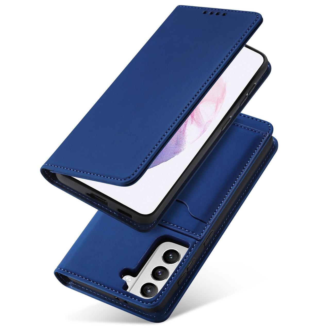 Pokrowiec Magnet Card Case niebieski Samsung Galaxy S22 / 11