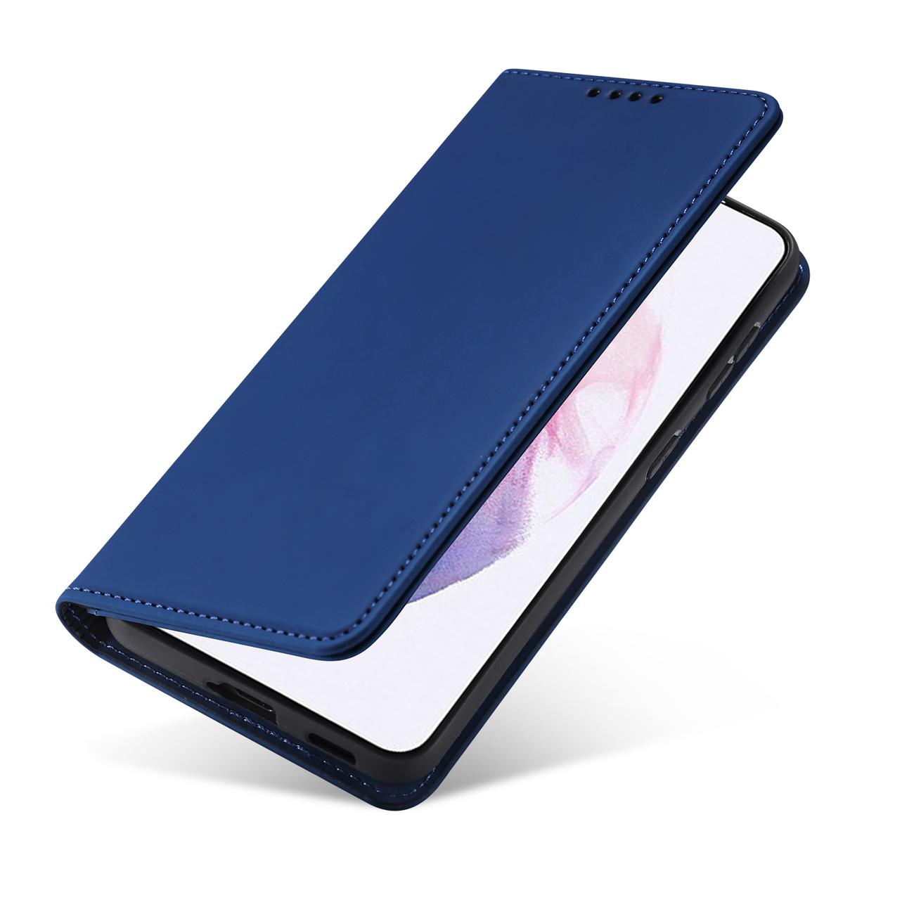 Pokrowiec Magnet Card Case niebieski Samsung Galaxy S22 / 12