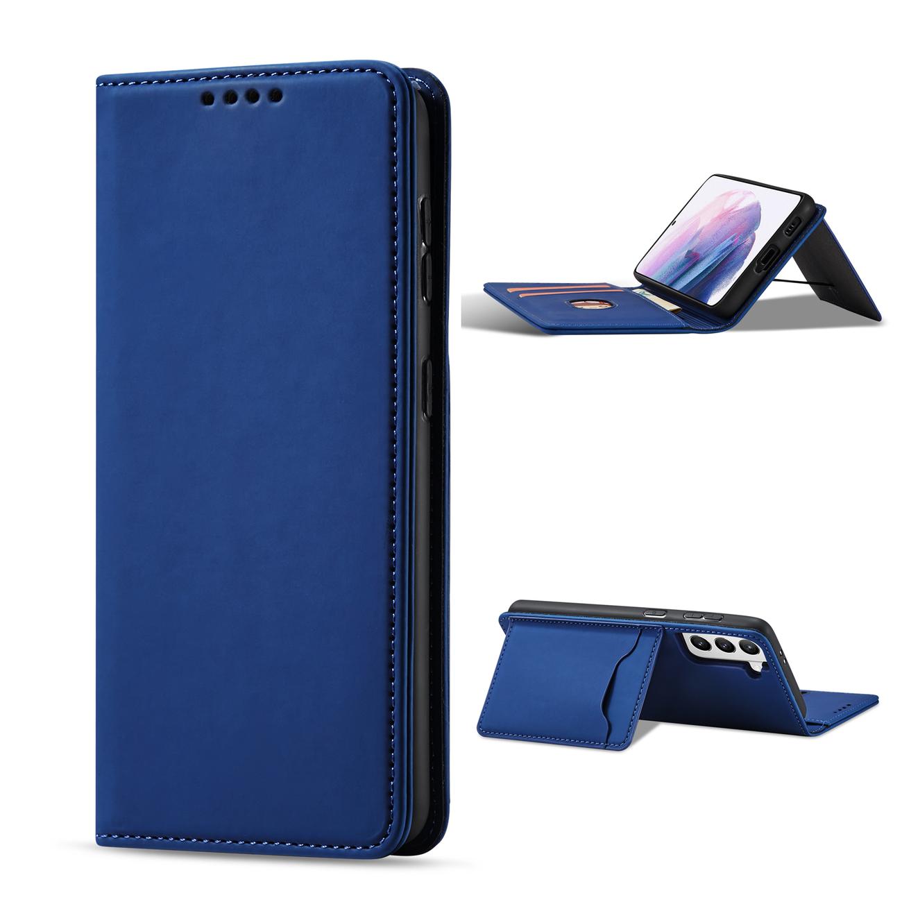 Pokrowiec Magnet Card Case niebieski Samsung Galaxy S22 / 3