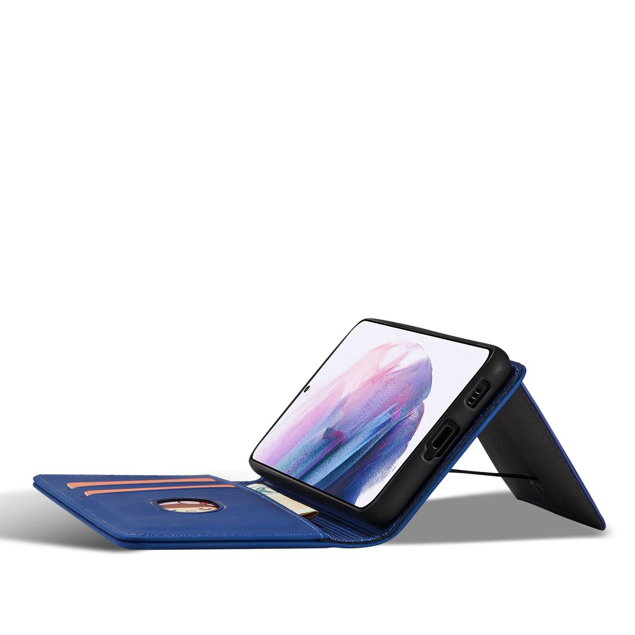 Pokrowiec Magnet Card Case niebieski Samsung Galaxy S22 / 7