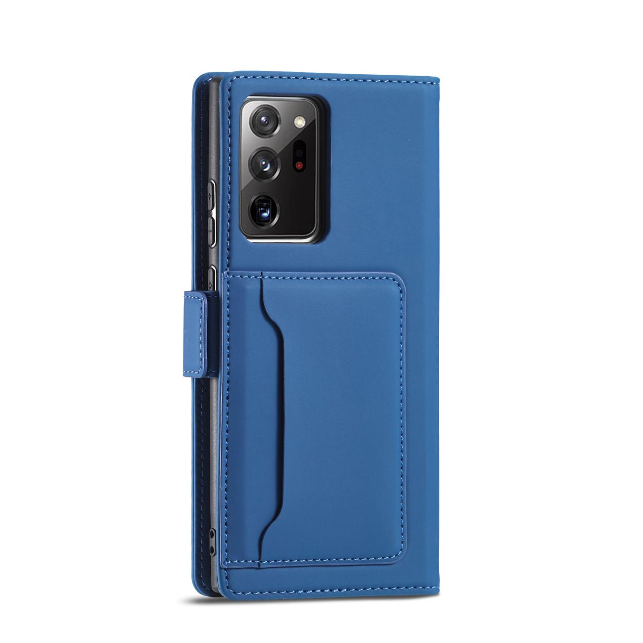 Pokrowiec Magnet Card Case niebieski Samsung Galaxy S22 Ultra / 11