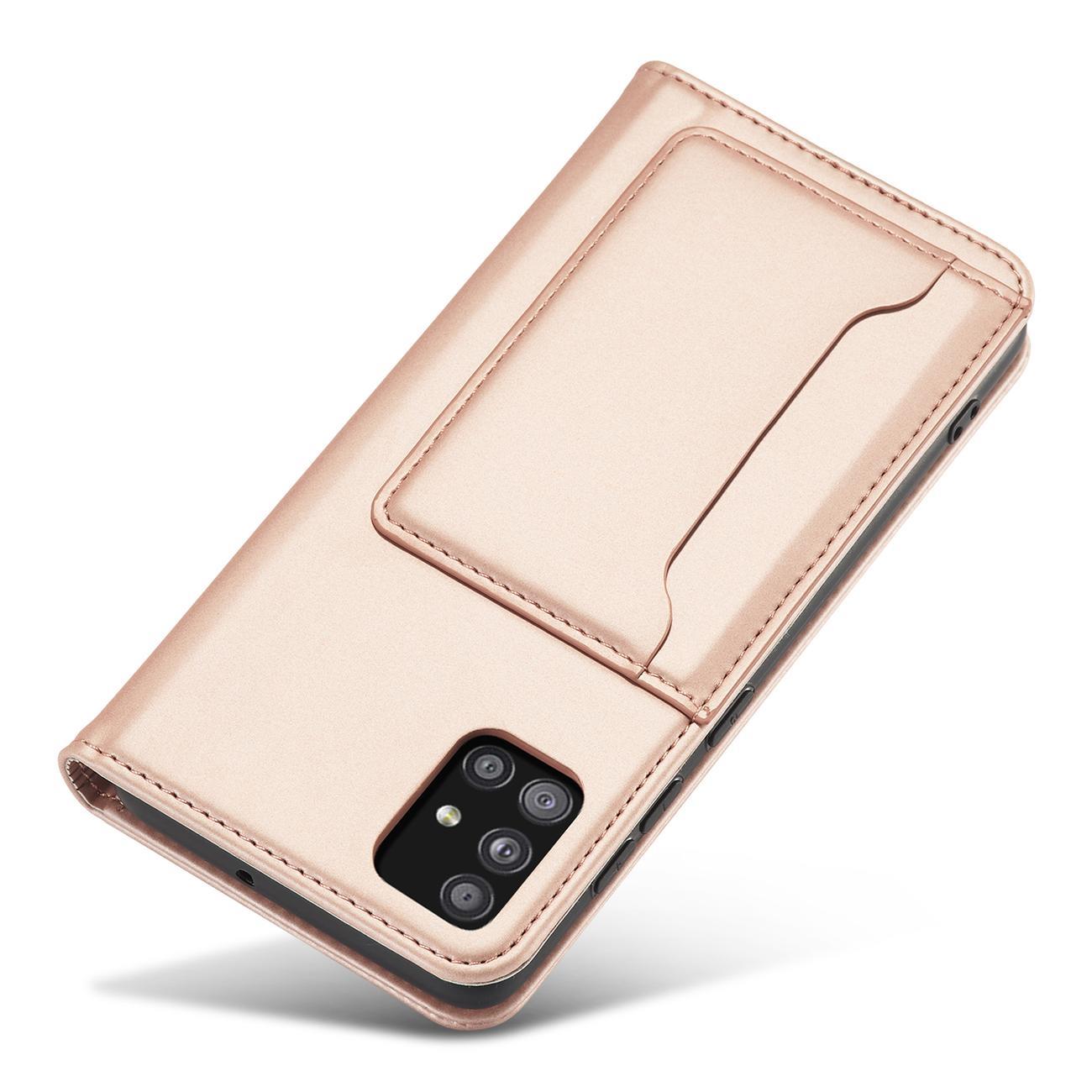 Pokrowiec Magnet Card Case rowy Samsung Galaxy A12 5G / 8