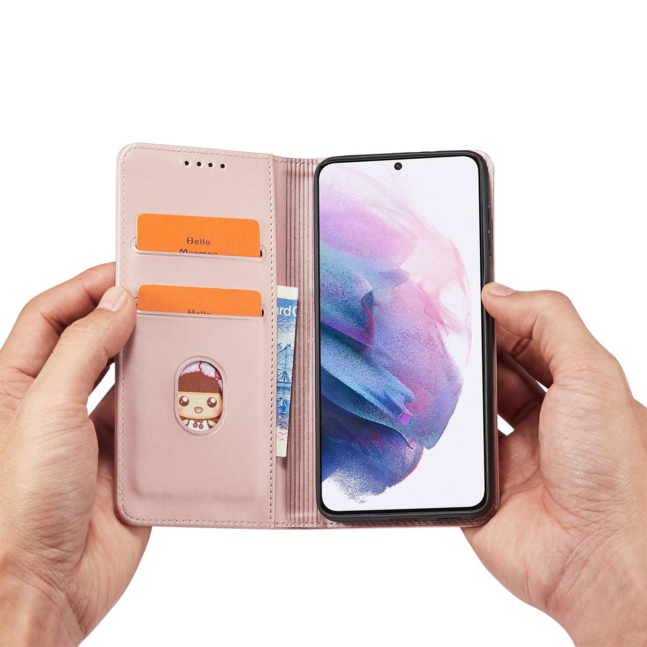 Pokrowiec Magnet Card Case rowy Samsung Galaxy S22 / 9
