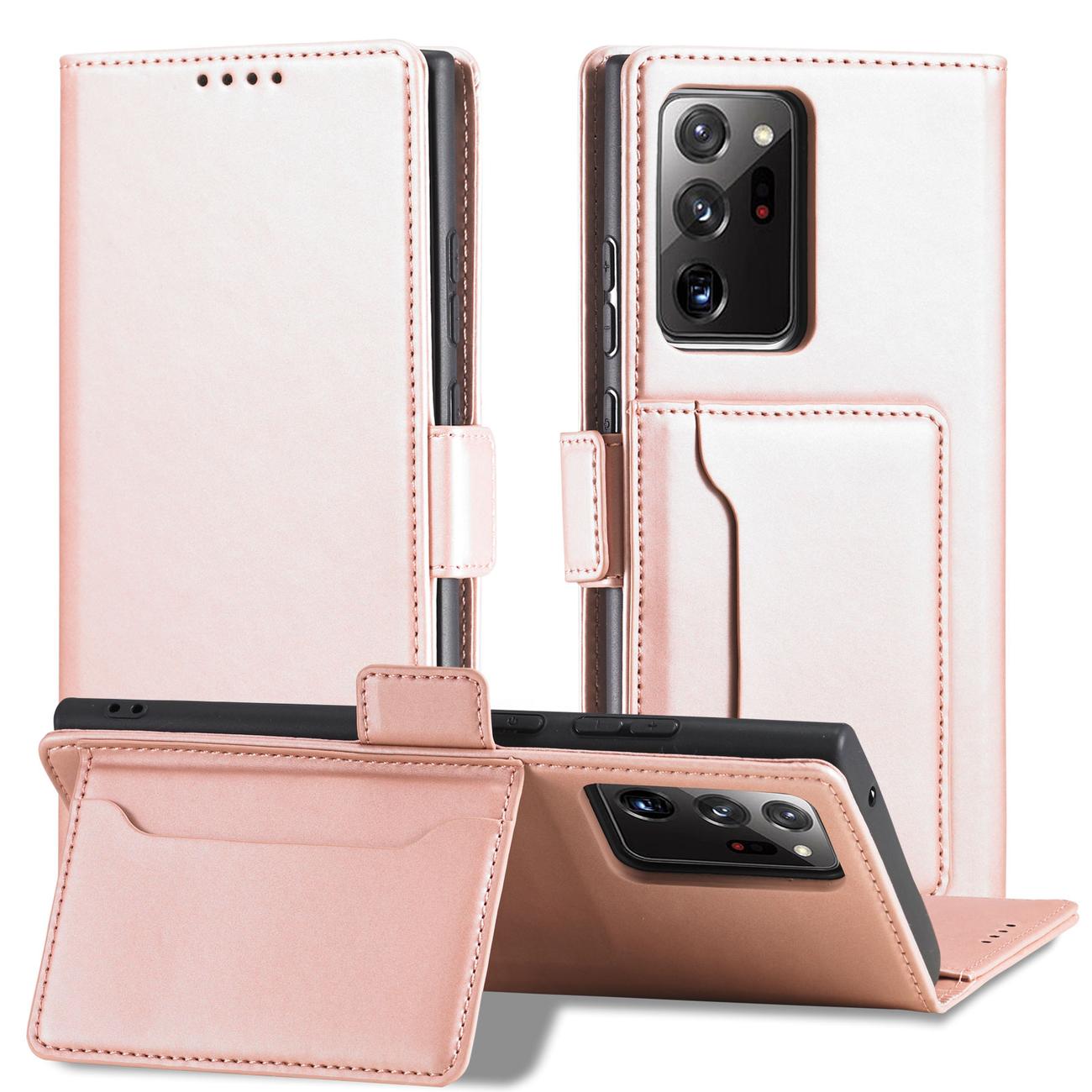 Pokrowiec Magnet Card Case r�owy Samsung Galaxy S22 Ultra / 2