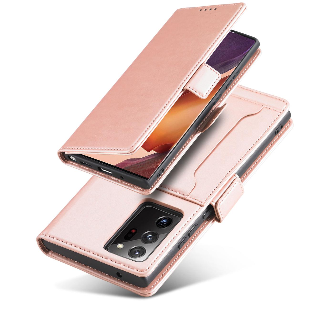Pokrowiec Magnet Card Case rowy Samsung Galaxy S22 Ultra / 3