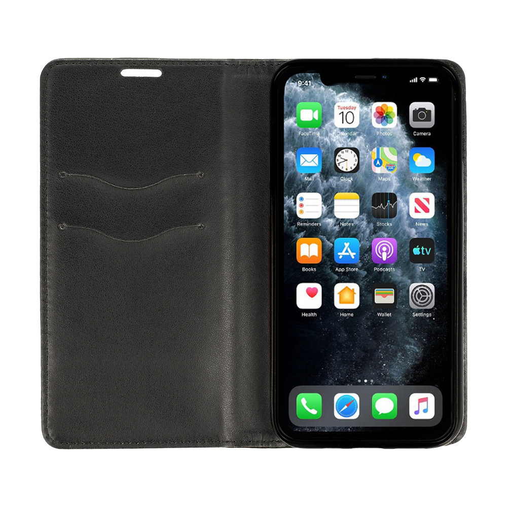 Pokrowiec Magnet Elite czarny Apple iPhone 12 Pro / 7 Pokrowiec Magnet Elite czarny Apple iPhone 12 Pro / 7