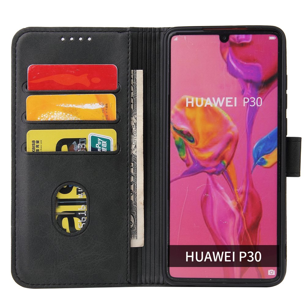 Pokrowiec Magnet Fancy Case czarny Huawei P30 / 3