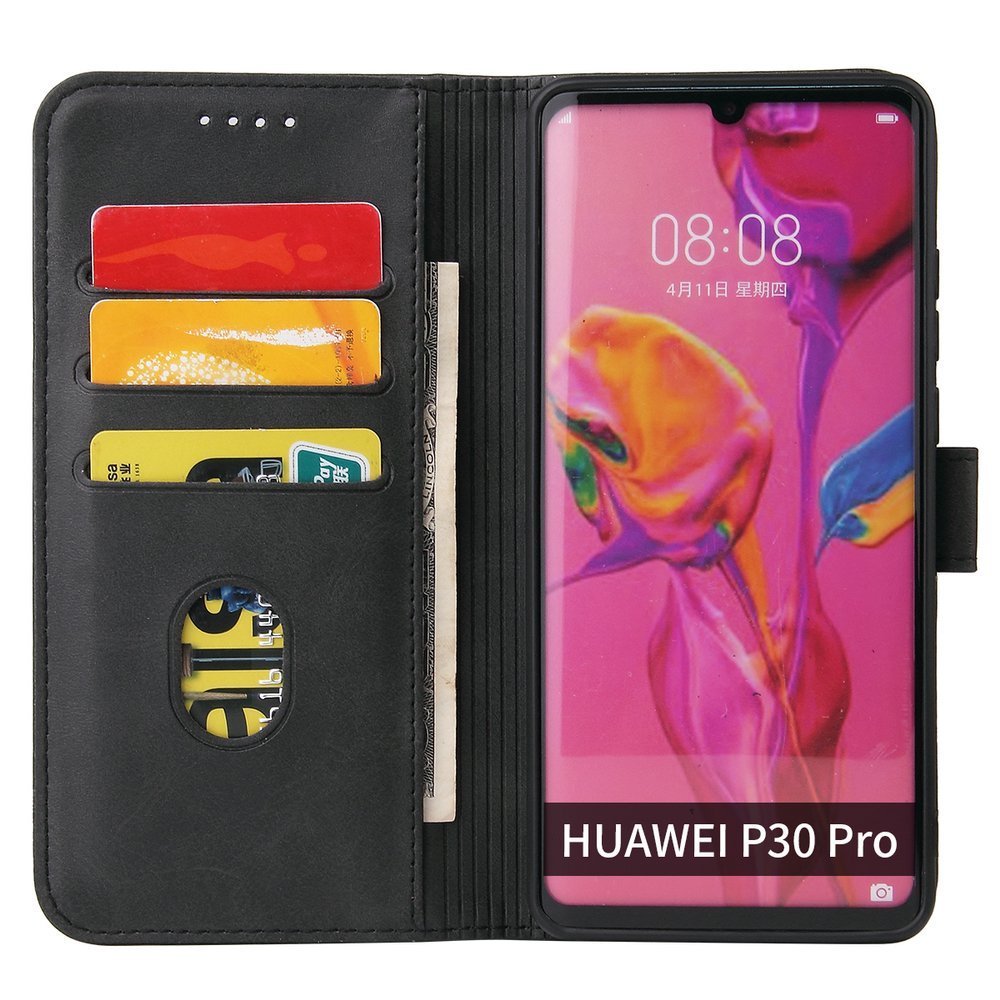 Pokrowiec Magnet Fancy Case czarny Huawei P30 Pro / 3 Pokrowiec Magnet Fancy Case czarny Huawei P30 Pro / 3