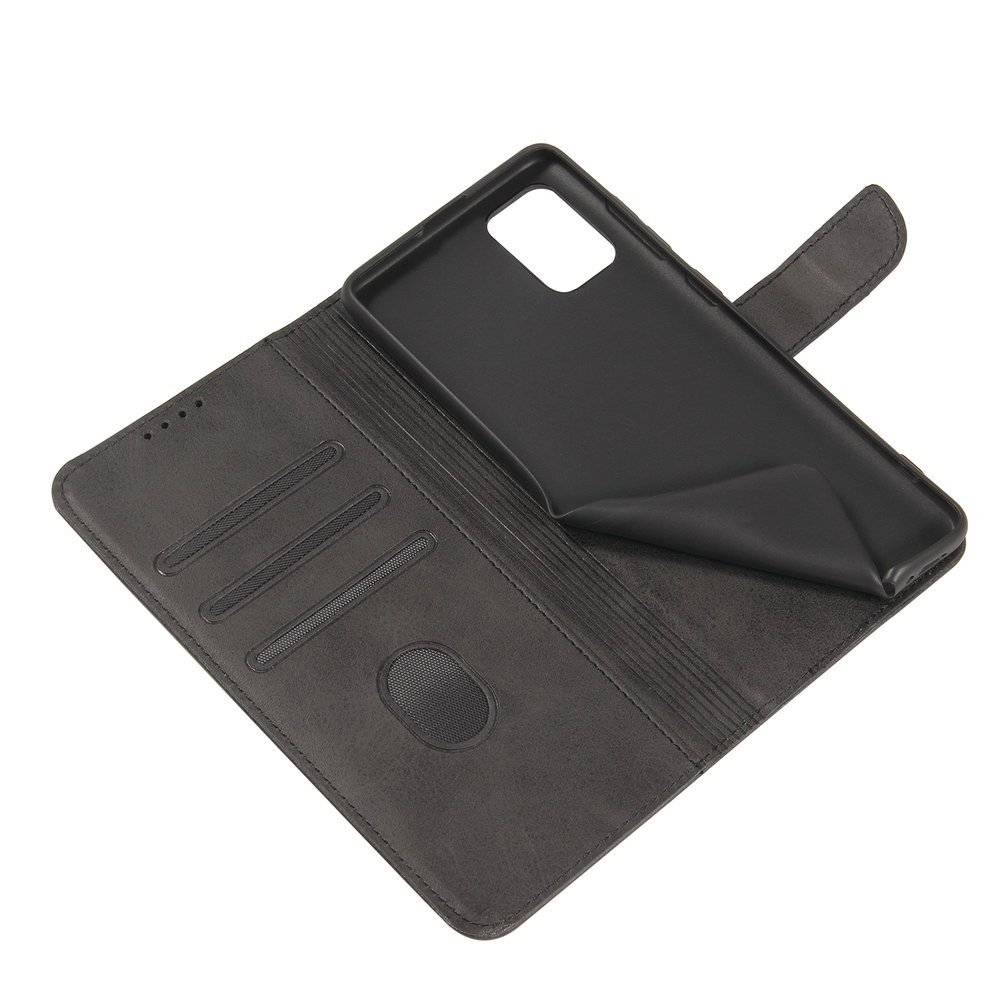 Pokrowiec Magnet Fancy Case czarny Samsung A51 5G / 6
