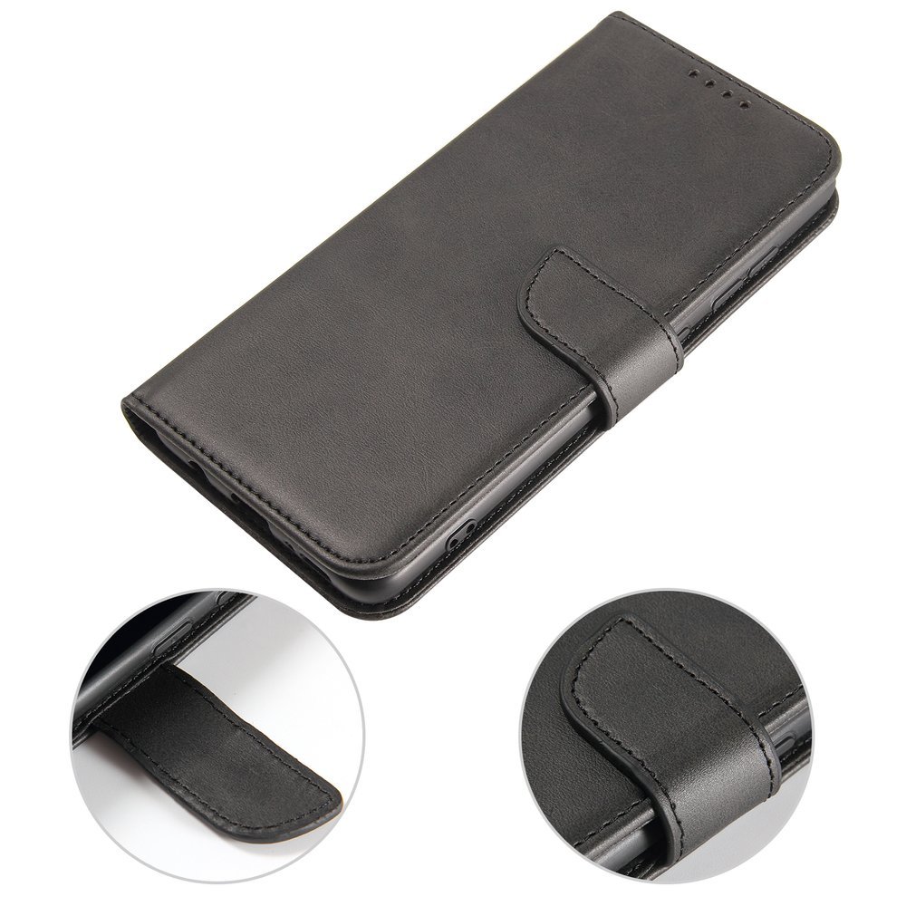Pokrowiec Magnet Fancy Case czarny Samsung Galaxy A51 / 5