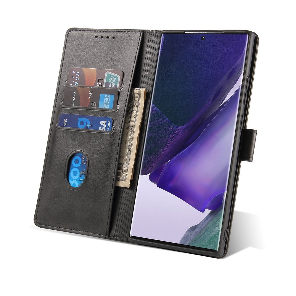 Pokrowiec Magnet Fancy Case czarny Samsung Galaxy Note 20 Ultra / 6