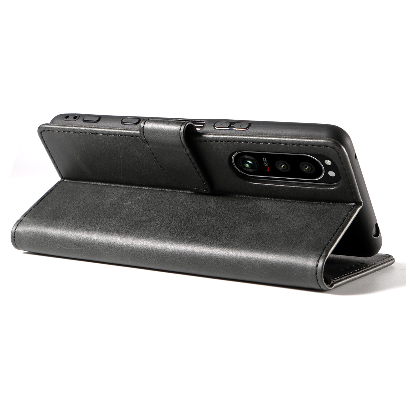 Pokrowiec Magnet Fancy Case czarny Sony Xperia 1 III / 5