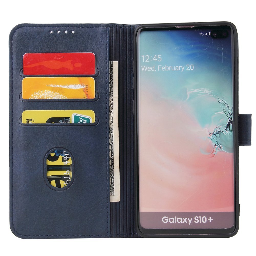 Pokrowiec Magnet Fancy Case niebieski Samsung Galaxy S10 Plus / 3