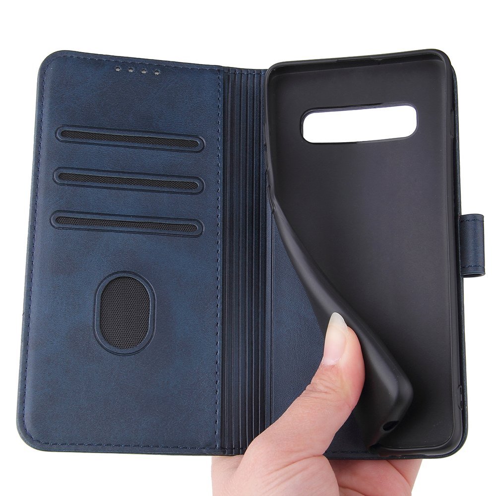 Pokrowiec Magnet Fancy Case niebieski Samsung Galaxy S10 Plus / 4