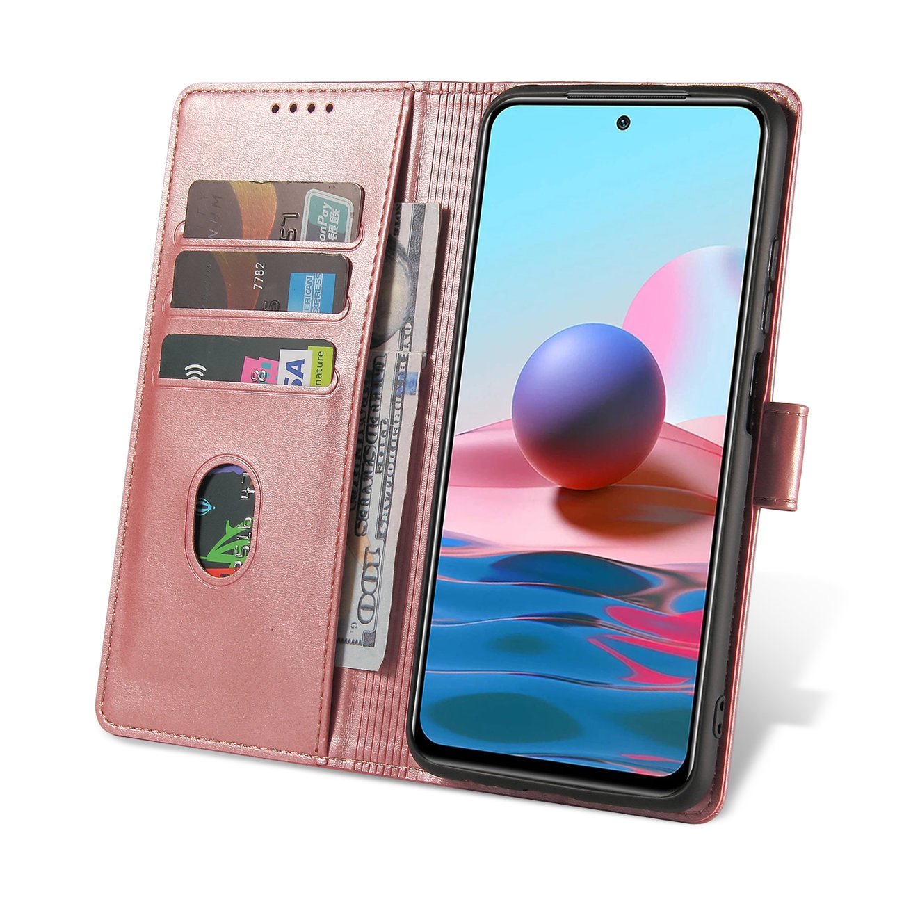 Pokrowiec Magnet Fancy Case r�owy Xiaomi Redmi Note 10 5G / 6