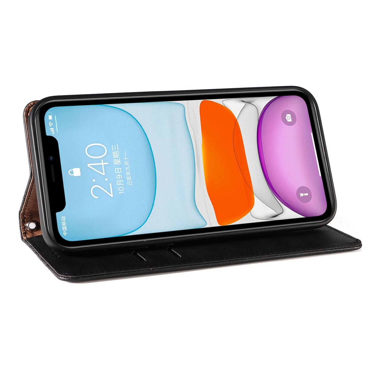 Pokrowiec Magnet Strap Case czarny Apple iPhone 13 / 10 Pokrowiec Magnet Strap Case czarny Apple iPhone 13 / 10