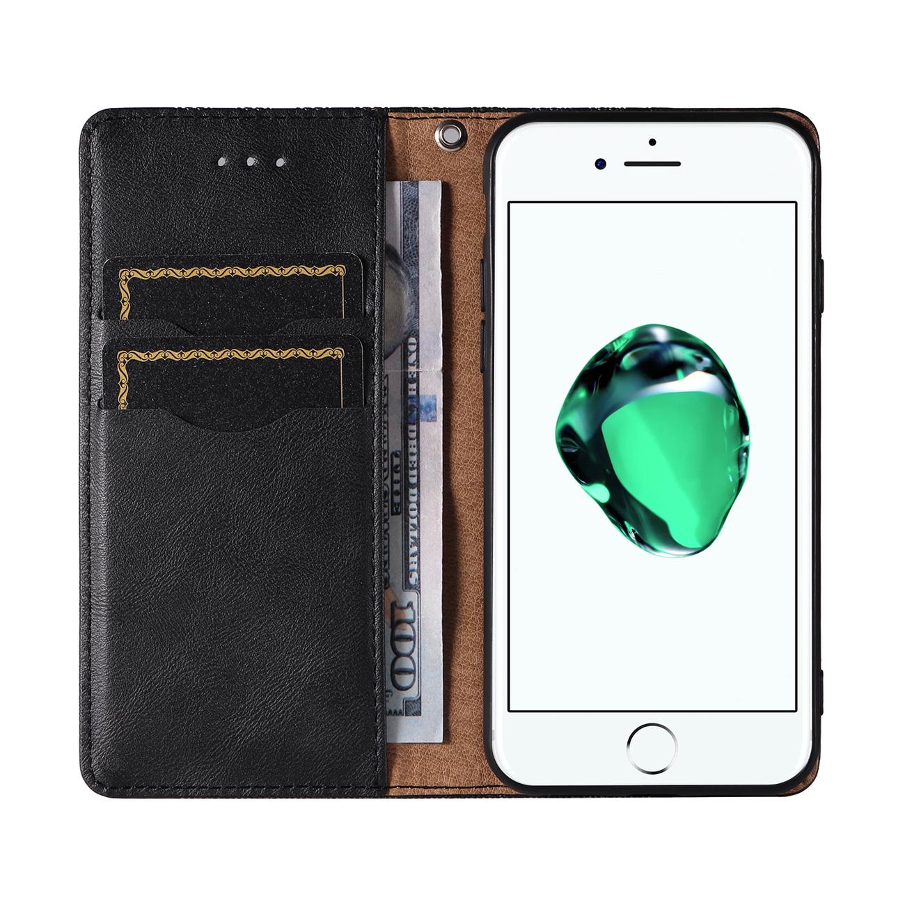 Pokrowiec Magnet Strap Case czarny Apple iPhone SE 2022 / 5