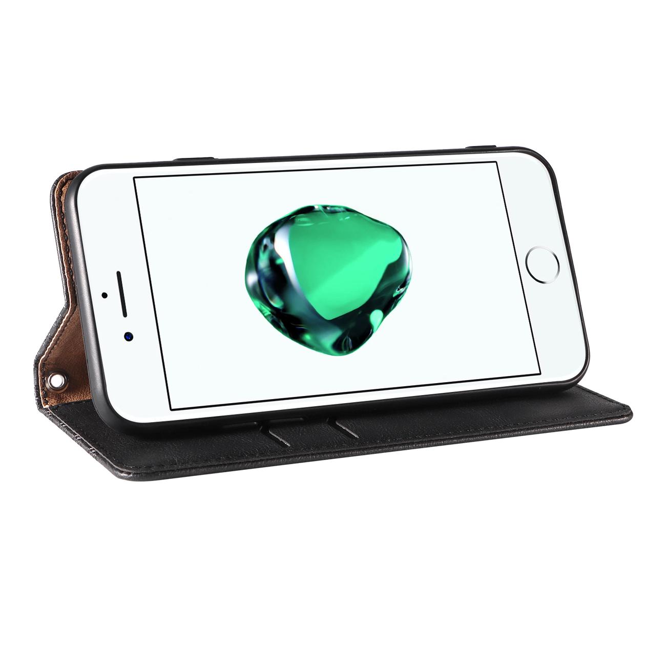 Pokrowiec Magnet Strap Case czarny Apple iPhone SE 2022 / 6