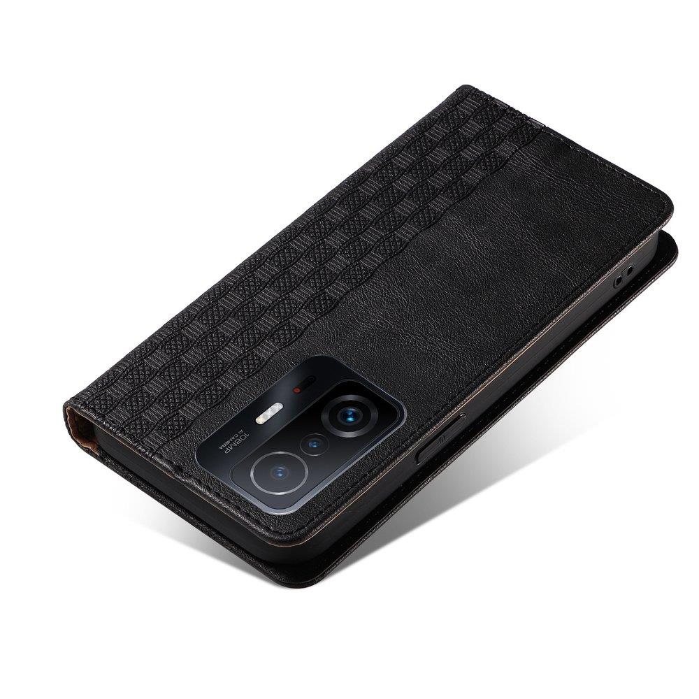 Pokrowiec Magnet Strap Case czarny Samsung Galaxy A12 5G / 4