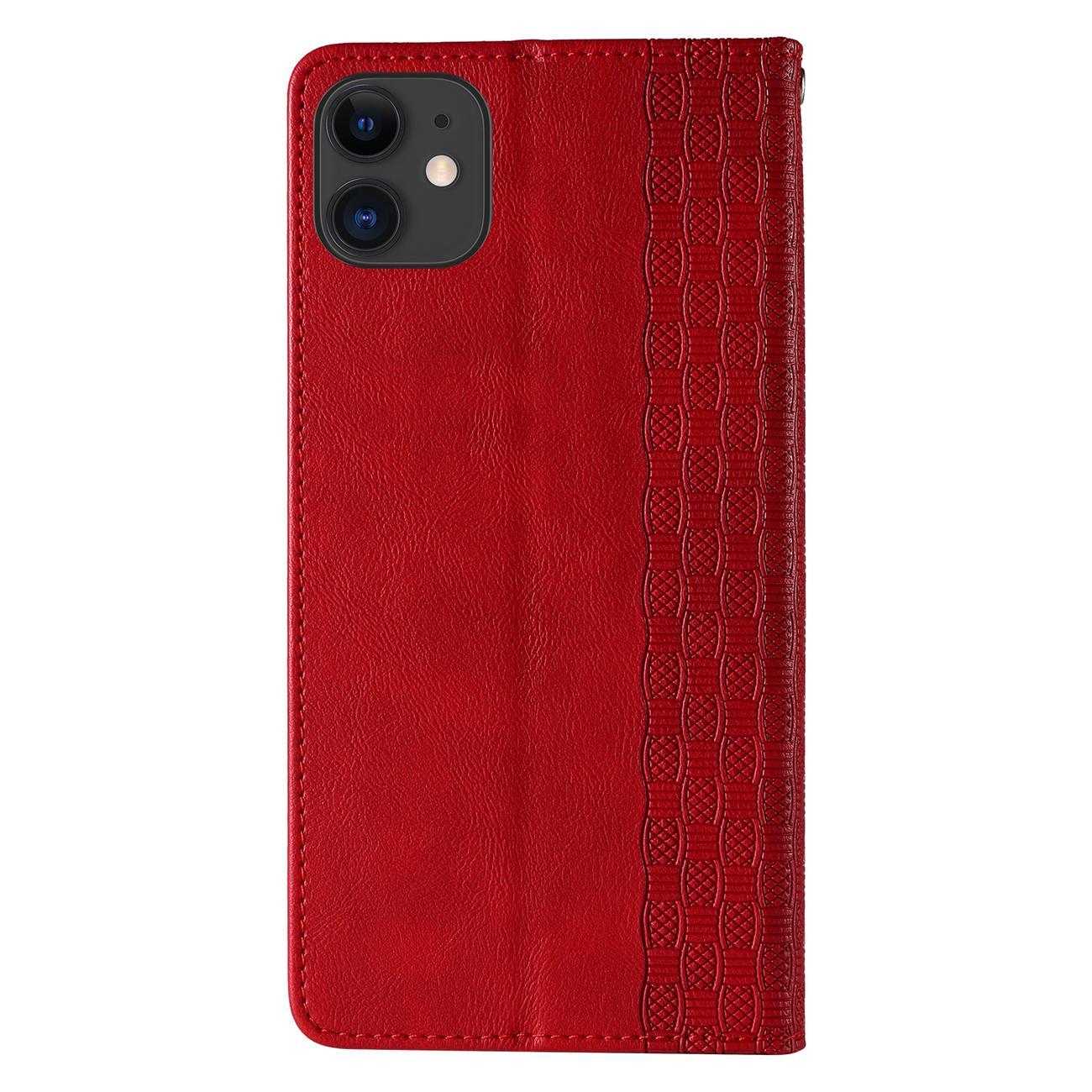 Pokrowiec Magnet Strap Case czerwony Apple iPhone 12 / 10