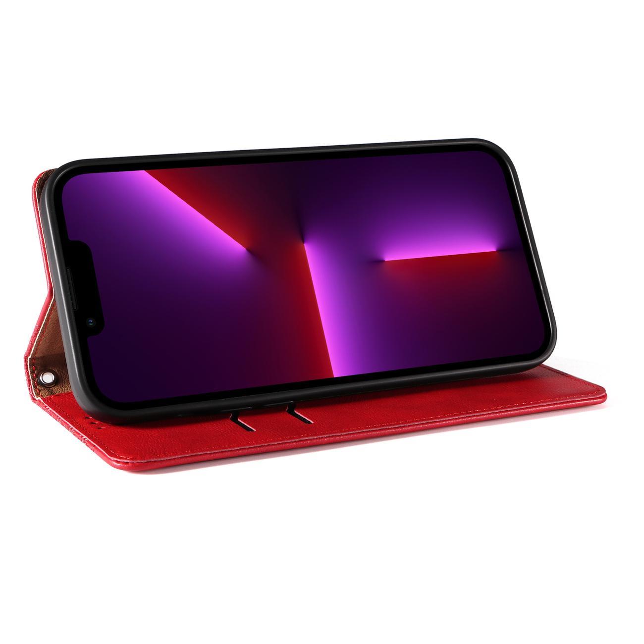 Pokrowiec Magnet Strap Case czerwony Apple iPhone 12 Pro / 10