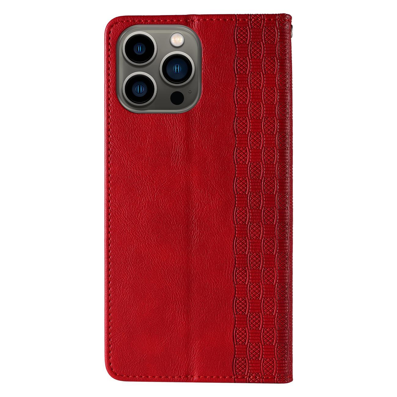 Pokrowiec Magnet Strap Case czerwony Apple iPhone 12 Pro / 6