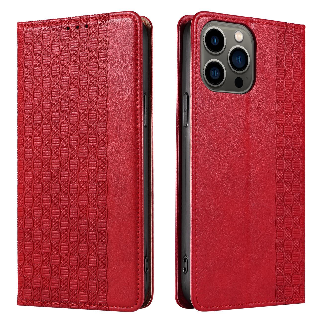 Pokrowiec Magnet Strap Case czerwony Apple iPhone 12 Pro / 7