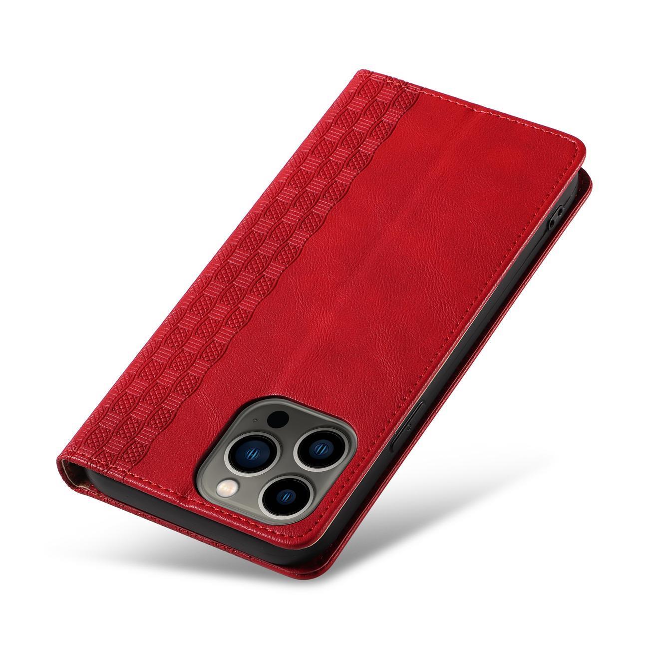 Pokrowiec Magnet Strap Case czerwony Apple iPhone 12 Pro Max / 11