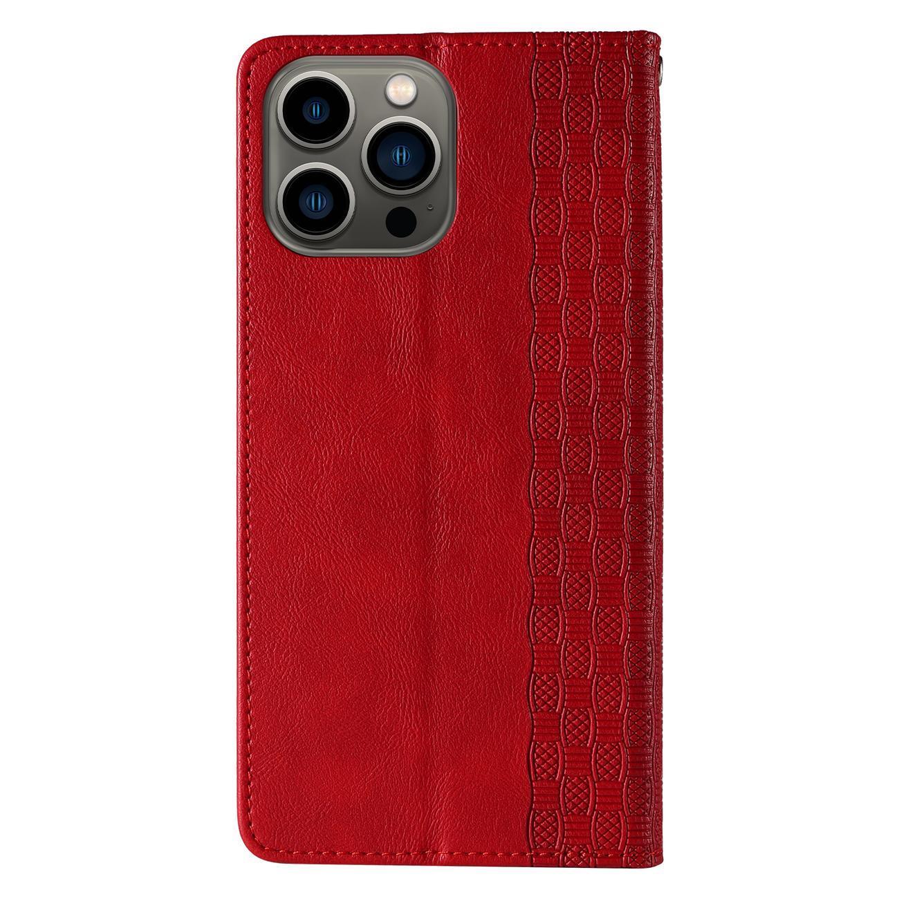 Pokrowiec Magnet Strap Case czerwony Apple iPhone 12 Pro Max / 6