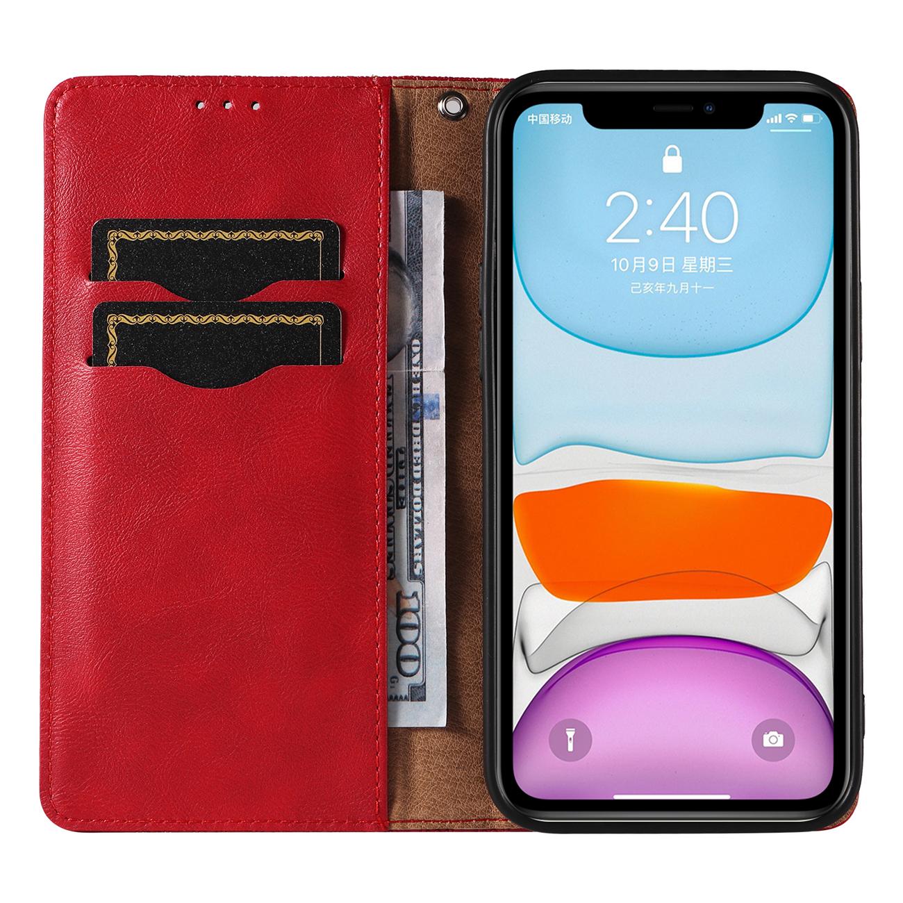 Pokrowiec Magnet Strap Case czerwony Apple iPhone 13 / 7