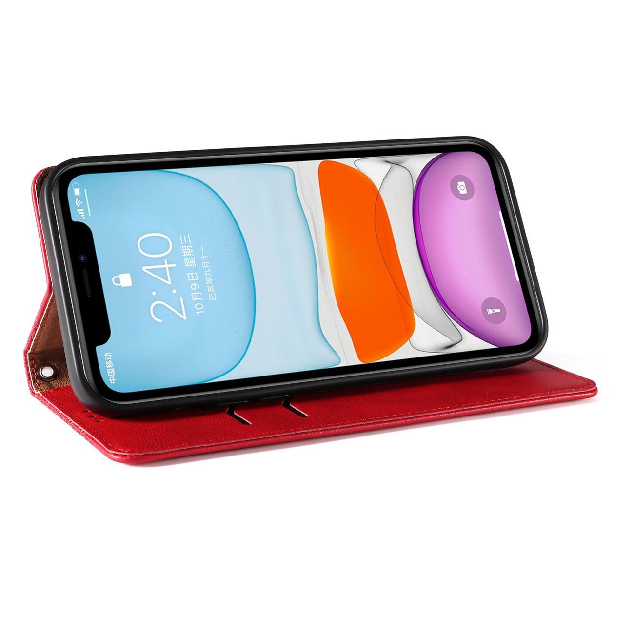 Pokrowiec Magnet Strap Case czerwony Apple iPhone 13 Mini / 9