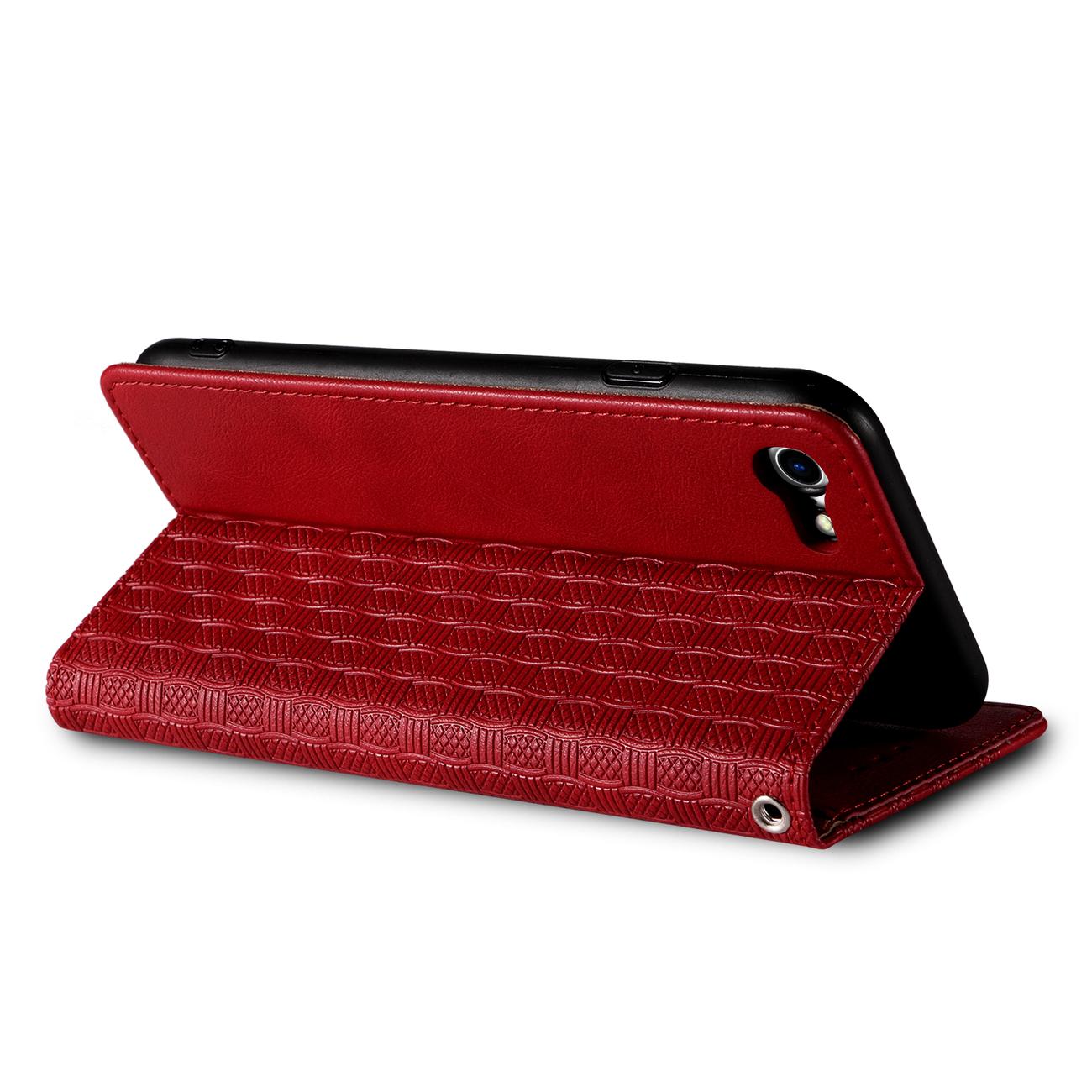 Pokrowiec Magnet Strap Case czerwony Apple iPhone 7 / 12