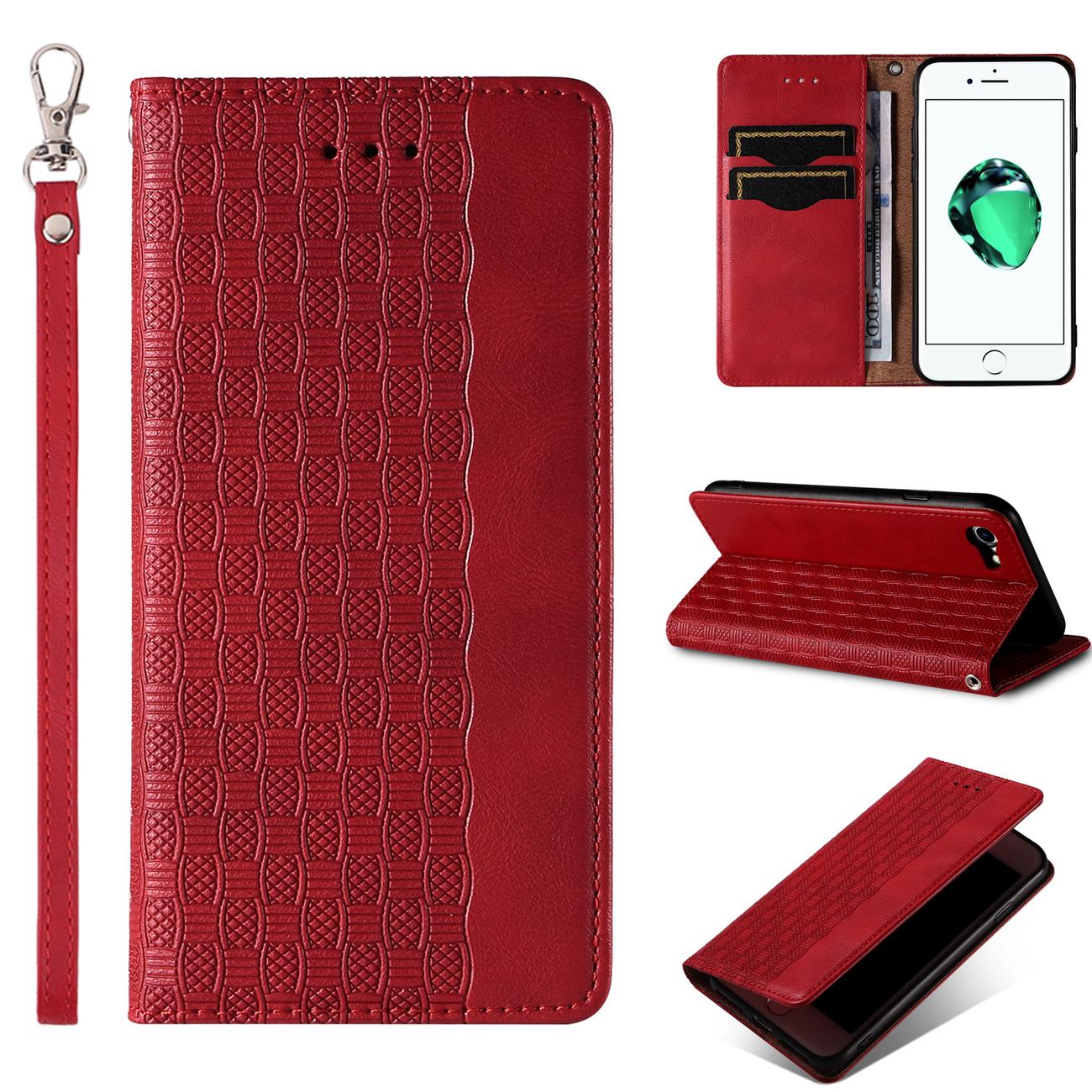 Pokrowiec Magnet Strap Case czerwony Apple iPhone 7 / 7