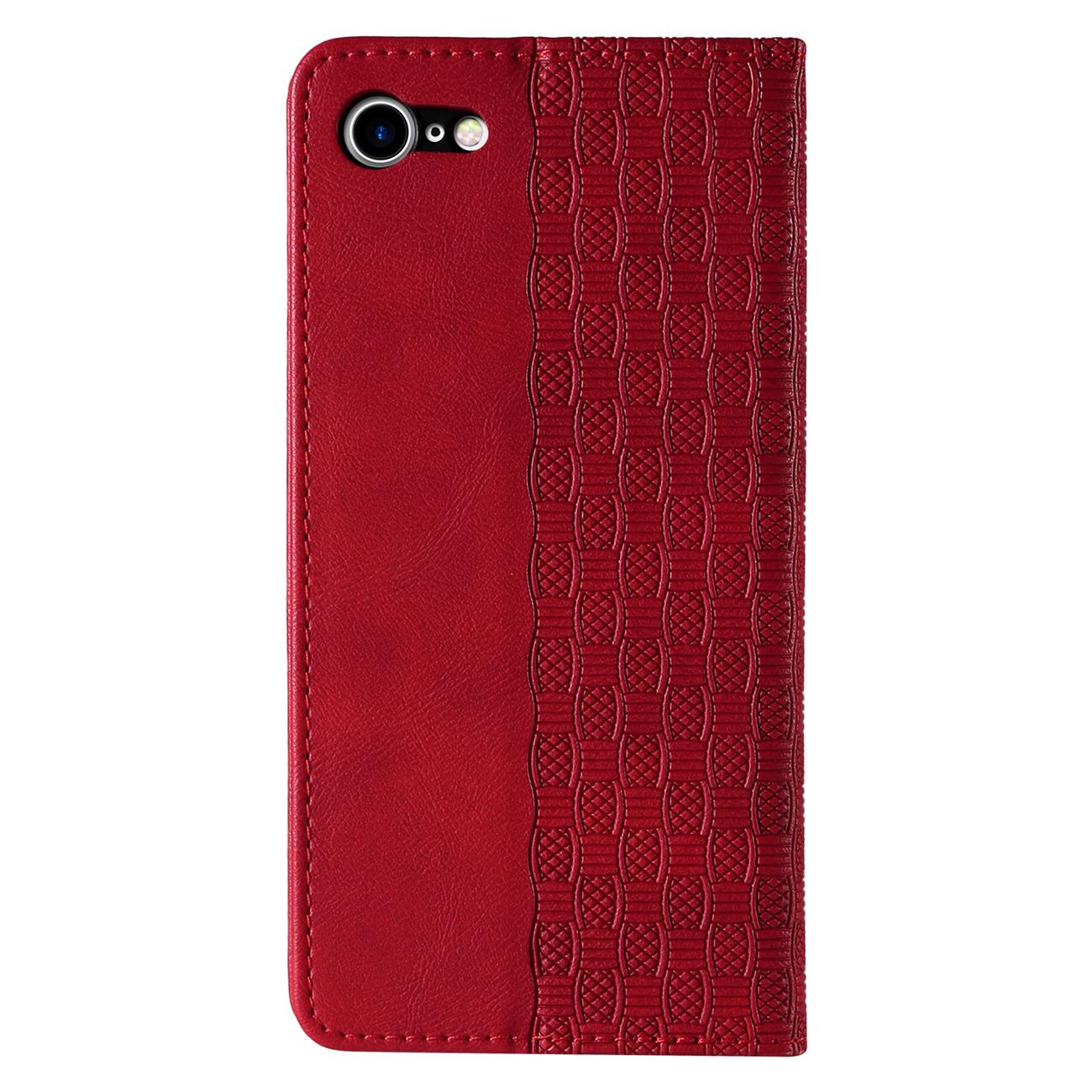 Pokrowiec Magnet Strap Case czerwony Apple iPhone 8 / 5