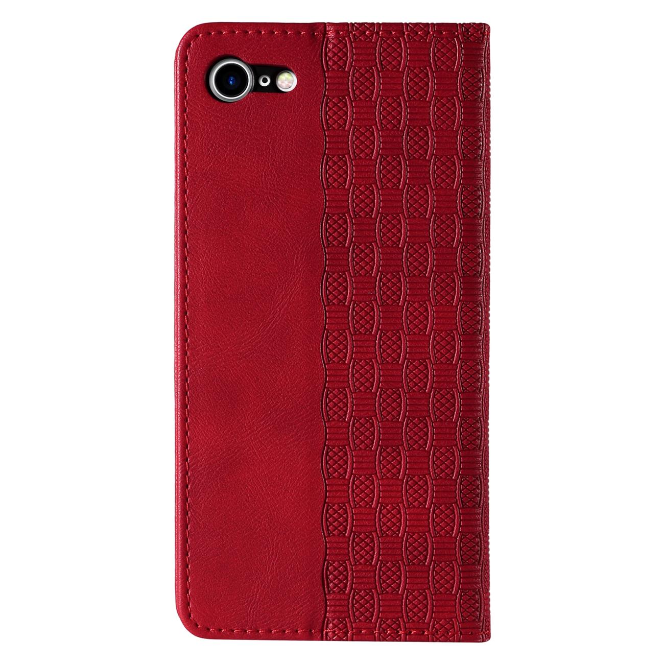 Pokrowiec Magnet Strap Case czerwony Apple iPhone SE 2022 / 5