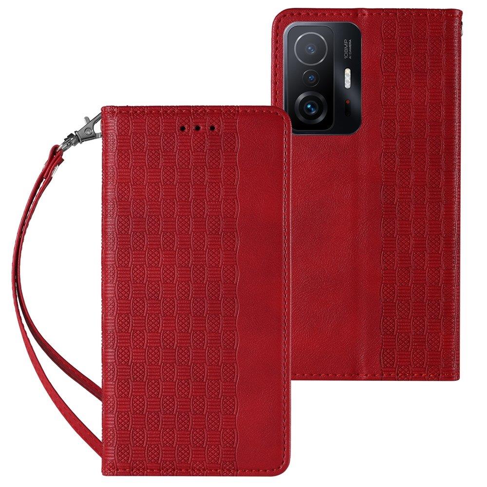 Pokrowiec Magnet Strap Case czerwony Samsung Galaxy A13 5G