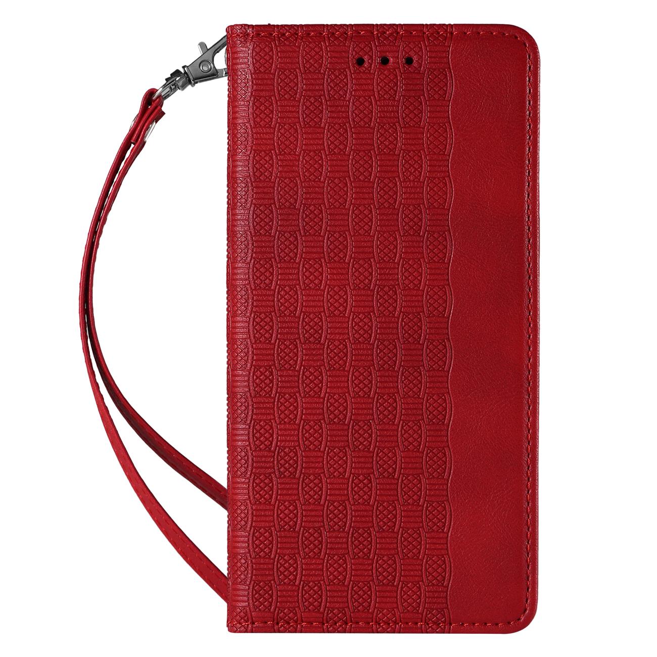 Pokrowiec Magnet Strap Case czerwony Samsung Galaxy S22 / 4