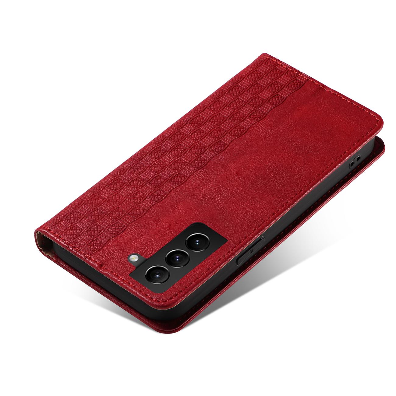 Pokrowiec Magnet Strap Case czerwony Samsung Galaxy S22 / 7