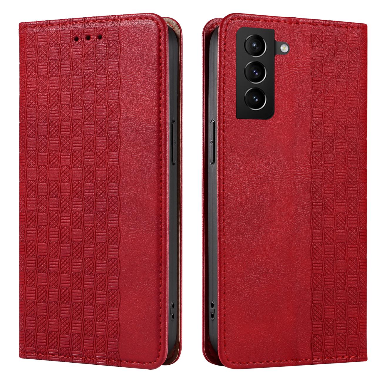 Pokrowiec Magnet Strap Case czerwony Samsung Galaxy S22 Ultra / 8