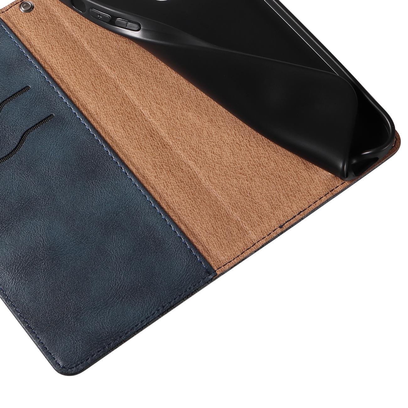 Pokrowiec Magnet Strap Case niebieski Apple iPhone 12 / 12