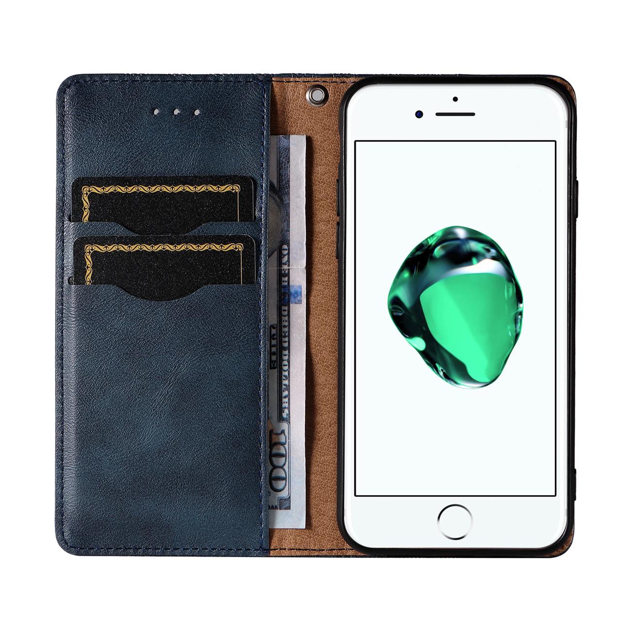 Pokrowiec Magnet Strap Case niebieski Apple iPhone SE 2022 / 4