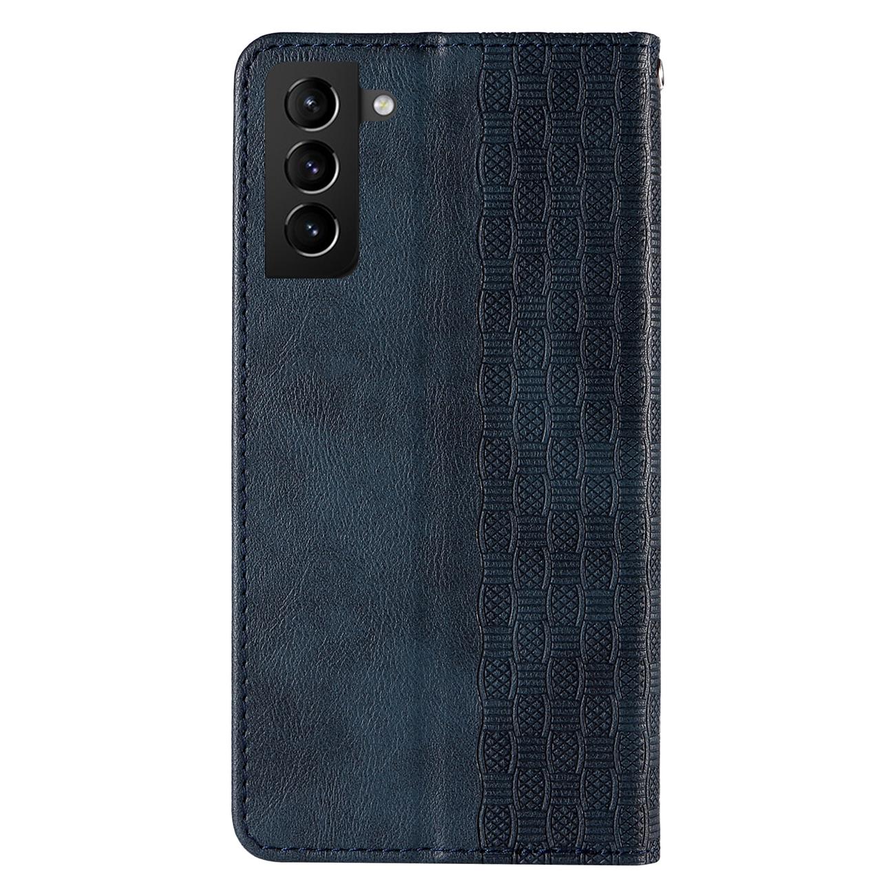 Pokrowiec Magnet Strap Case niebieski Samsung Galaxy S22 Plus / 6