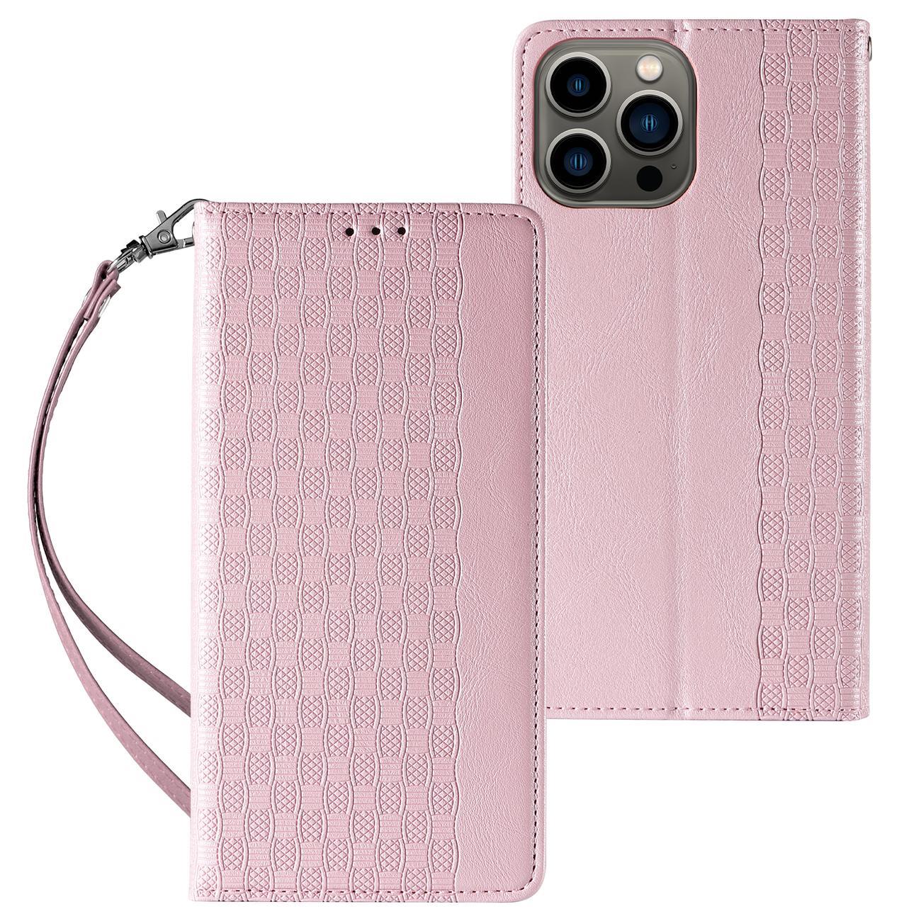 Pokrowiec Magnet Strap Case różowy Apple iPhone 12 Pro Pokrowiec Magnet Strap Case różowy Apple iPhone 12 Pro