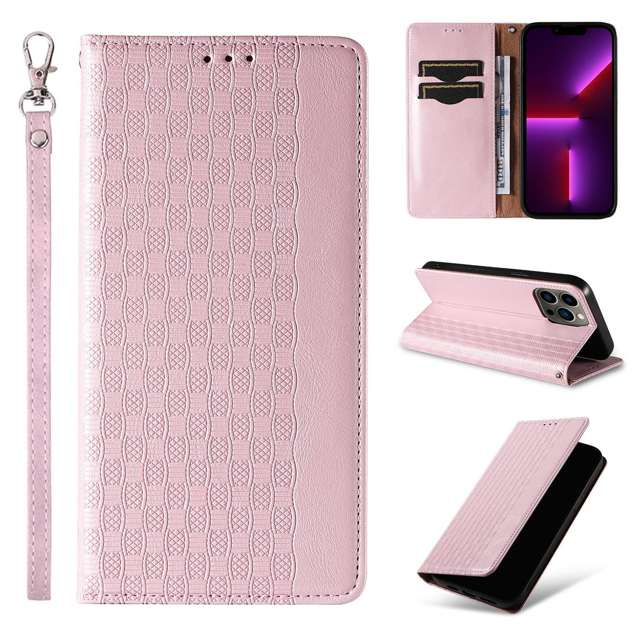 Pokrowiec Magnet Strap Case różowy Apple iPhone 12 Pro / 3 Pokrowiec Magnet Strap Case różowy Apple iPhone 12 Pro / 3