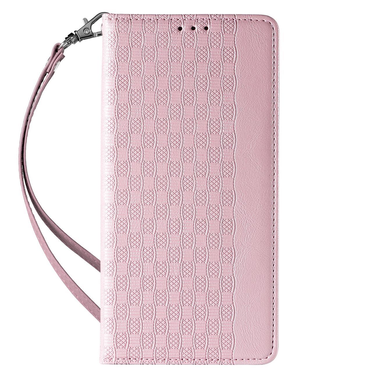 Pokrowiec Magnet Strap Case różowy Apple iPhone 12 Pro / 4 Pokrowiec Magnet Strap Case różowy Apple iPhone 12 Pro / 4