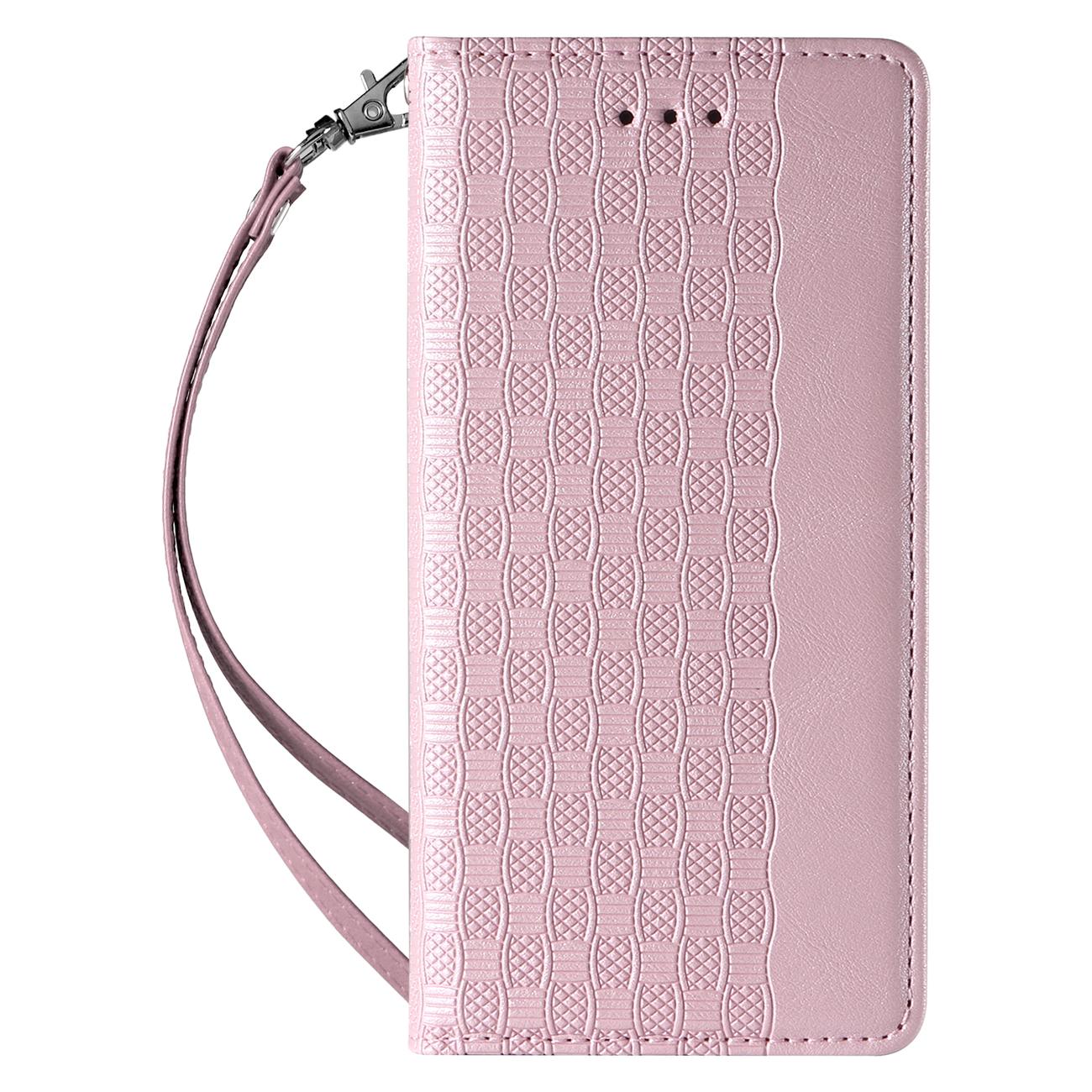 Pokrowiec Magnet Strap Case różowy Apple iPhone SE 2022 / 2 Pokrowiec Magnet Strap Case różowy Apple iPhone SE 2022 / 2