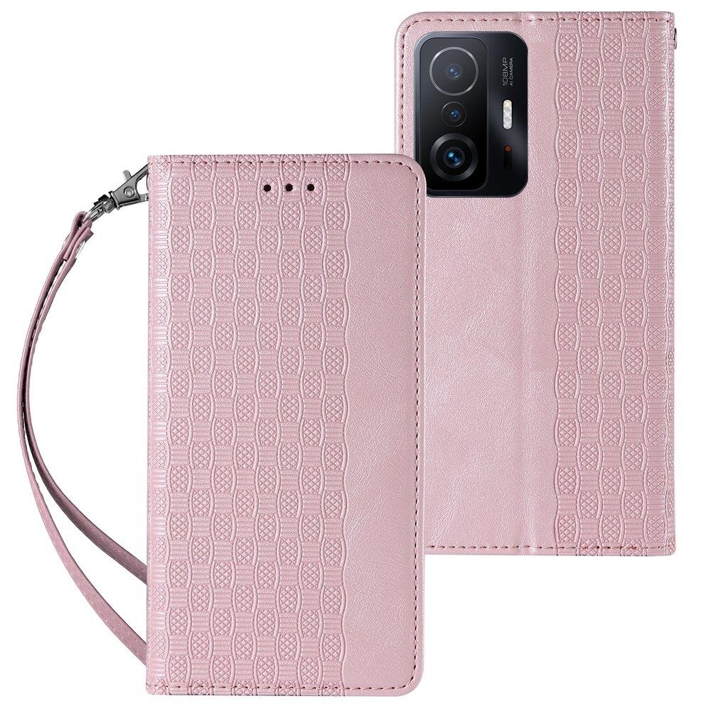 Pokrowiec Magnet Strap Case różowy Samsung Galaxy A52S 5G Pokrowiec Magnet Strap Case różowy Samsung Galaxy A52S 5G