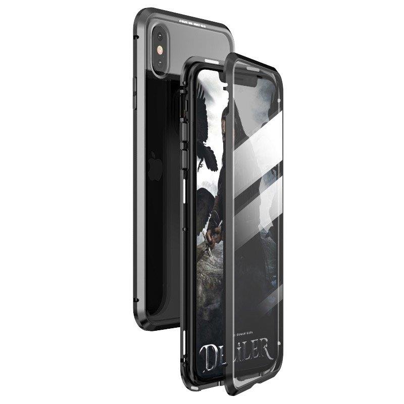Pokrowiec Magnetic Case 360 czarny Apple iPhone 12 / 5