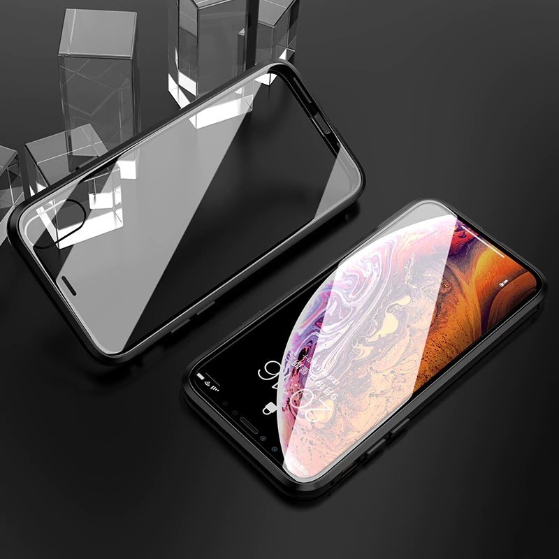Pokrowiec Magnetic Case 360 czarny Xiaomi Redmi Note 8 / 12