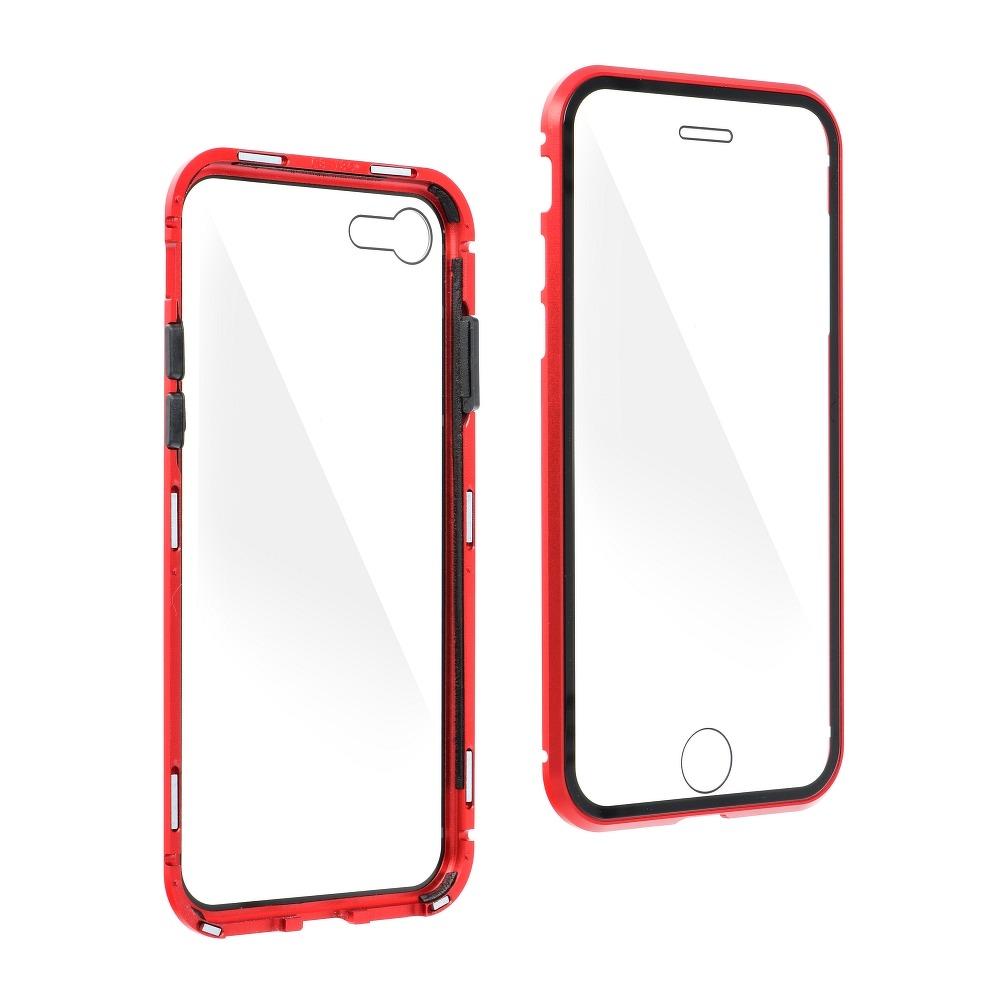 Pokrowiec Magnetic Case 360 czerwony Apple iPhone 12 / 3